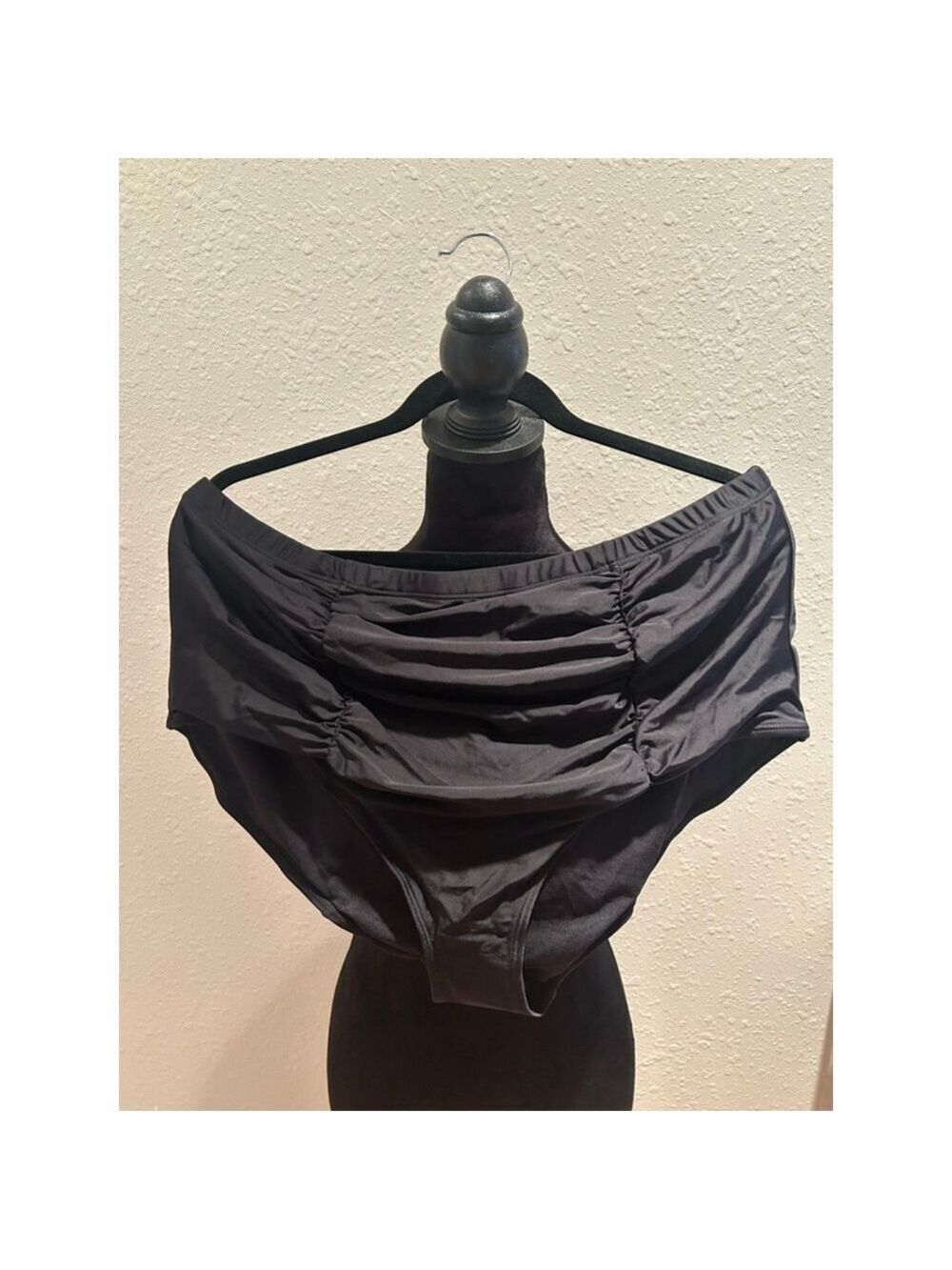 Women's BLOOMCHIC Black High-Waisted Bikini Bottom Plus Size 22 - Picture 2 of 6